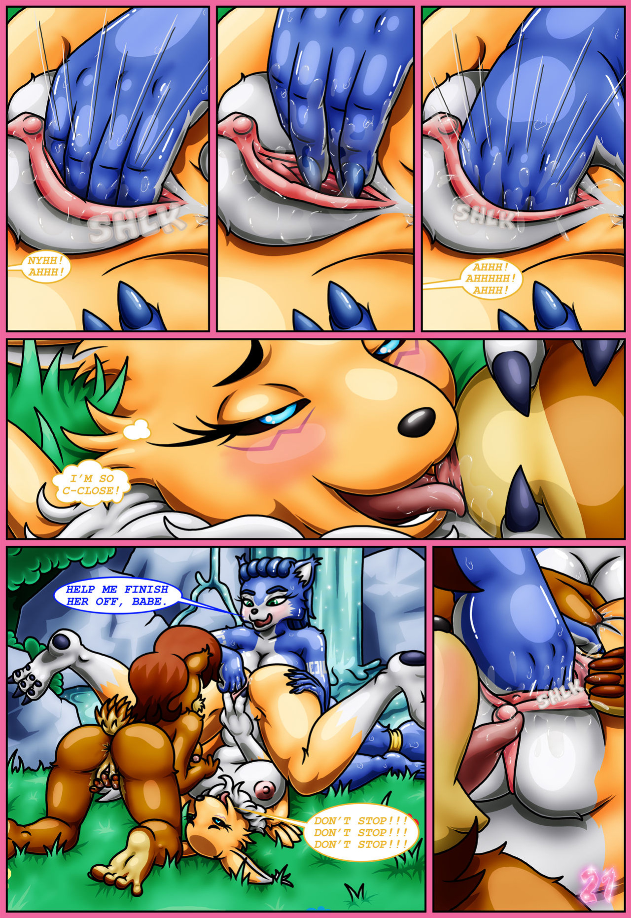 [HappyAnthro] The Girls Comic: A Camping Trip Gone Really Bad (Various)