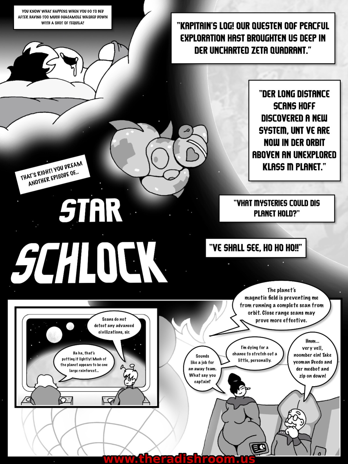 [Rampant404] Tales of Schlock #41 : Star Schlock 2 - In the Garden of the Dickweed