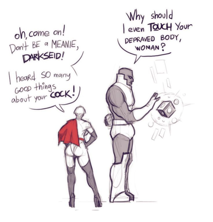 [DevilHS] Power Girl on Darkseid