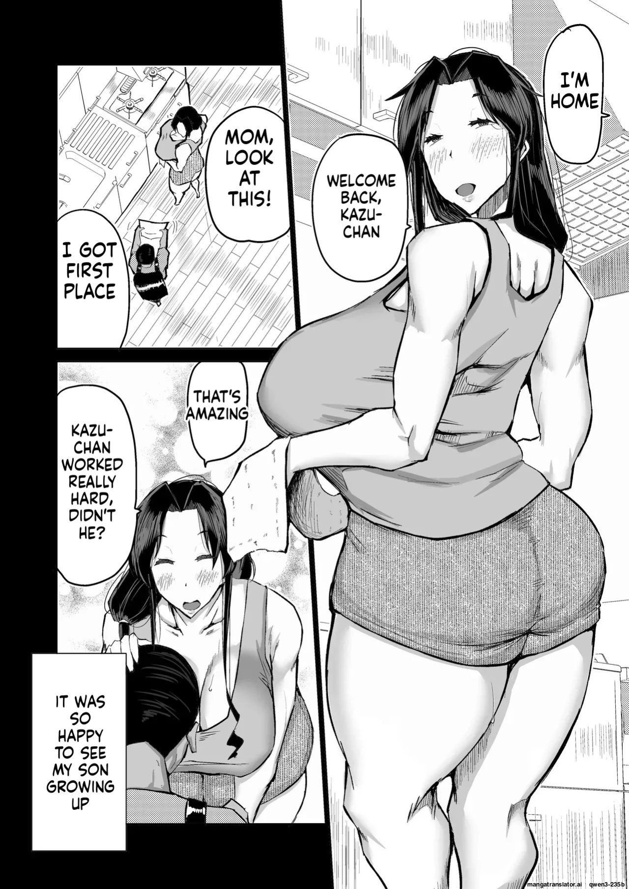 [Chae] Won't you jerk off my son's cock? ~A mother whose masturbation-monkey son's sexual needs became way too much trouble asks her mom friend for handjob advice~
