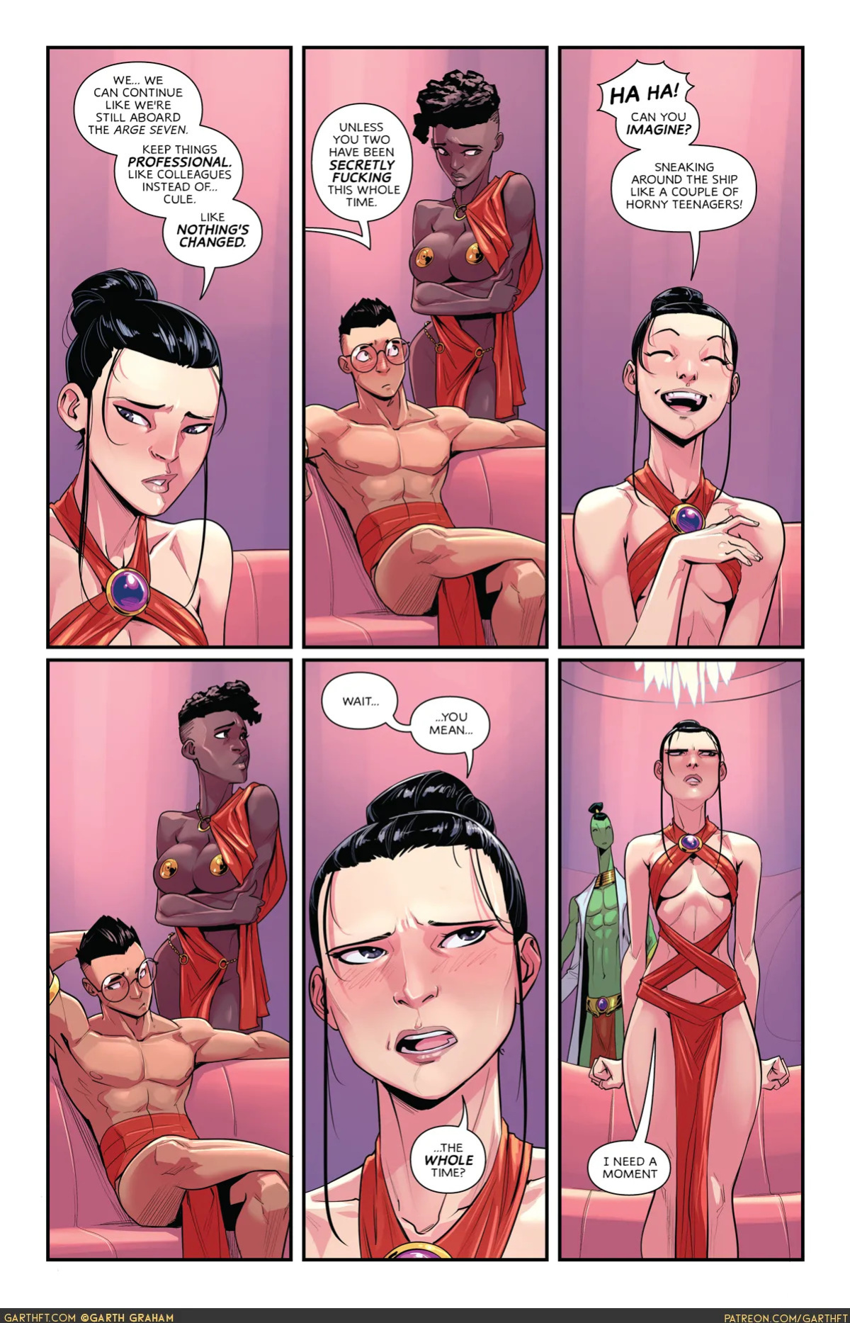 [TemporalWolf (Garth Graham)] AstroKnots: A Polycule of Mars #1-3 [ongoing]