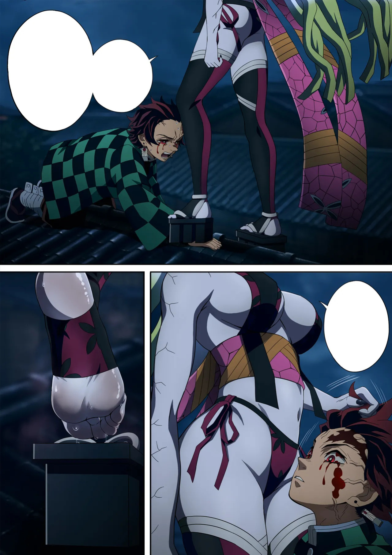 [FootCroft] Daki’s Blood Demon Art: Trample 堕姫の血鬼術・紅蓮践踏 (Part 1+Part 2)