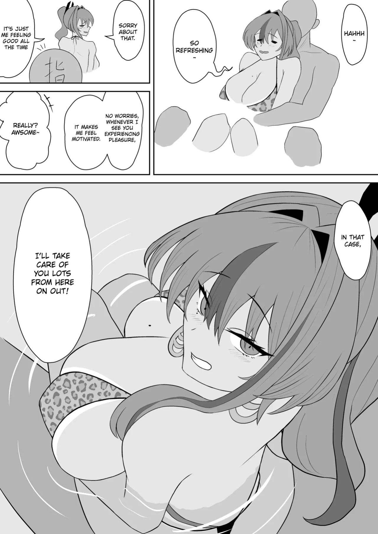 [Sakana no Ippon Michi (Gyokuro)] Atashi ga Shikikan wo Iyashite Ageru - I will put the commander at ease ♥ [Digital] [English]