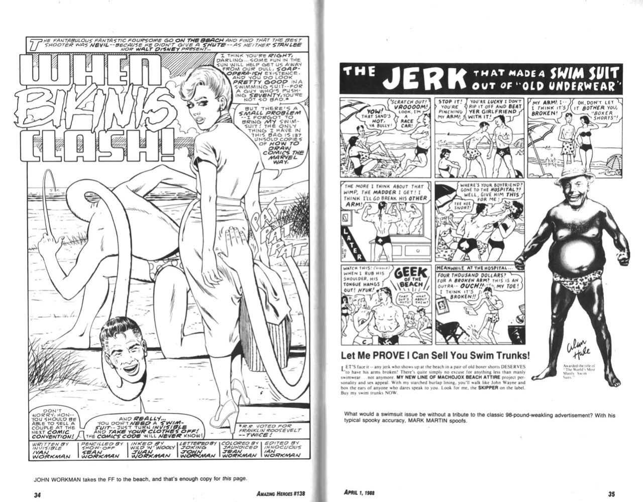 Amazing Heroes Swimsuit 1988
