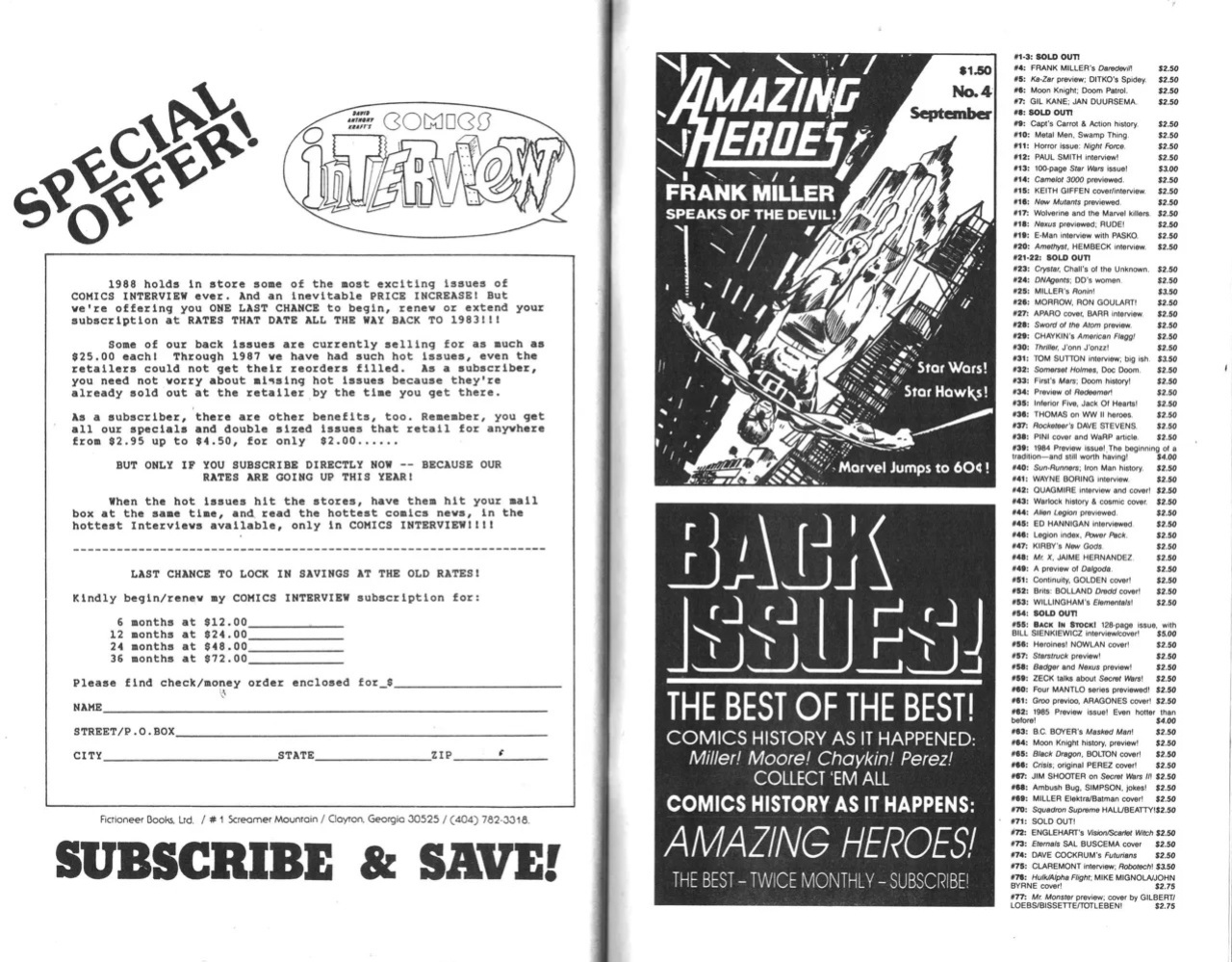 Amazing Heroes Swimsuit 1988