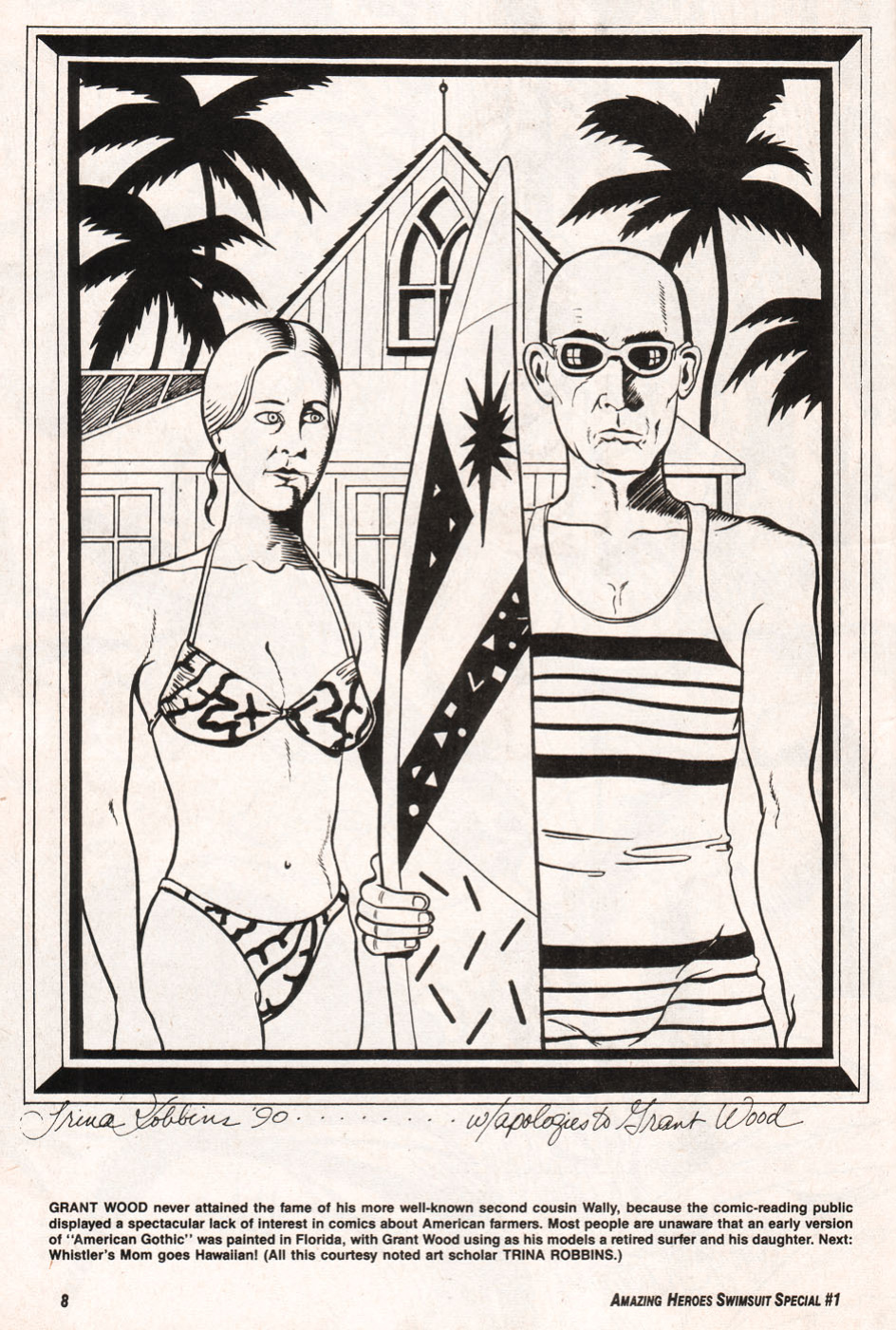 Amazing Heroes Swimsuit 1990