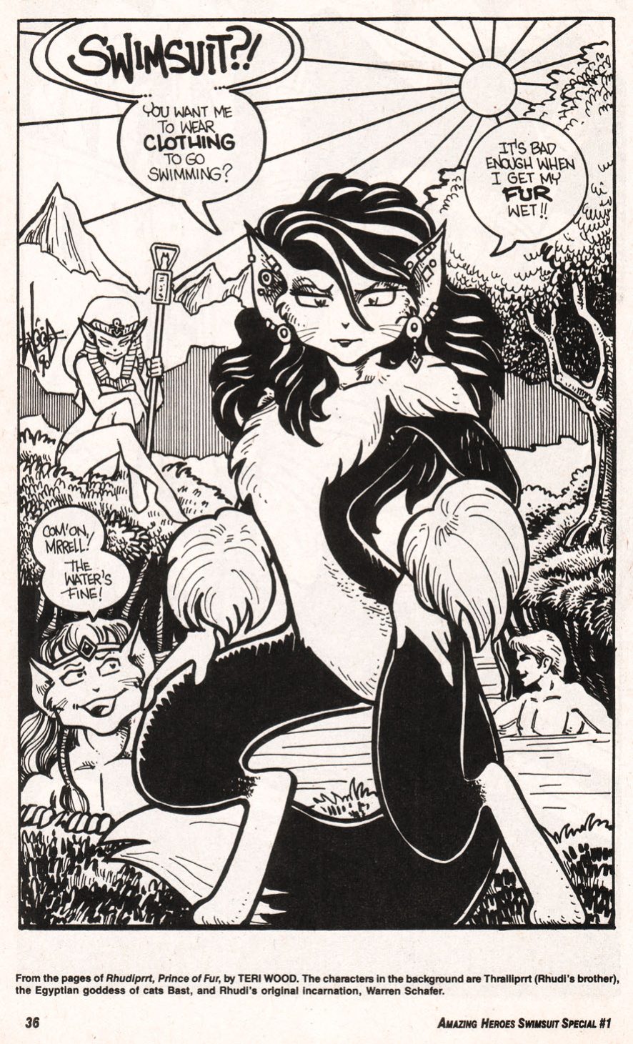 Amazing Heroes Swimsuit 1990