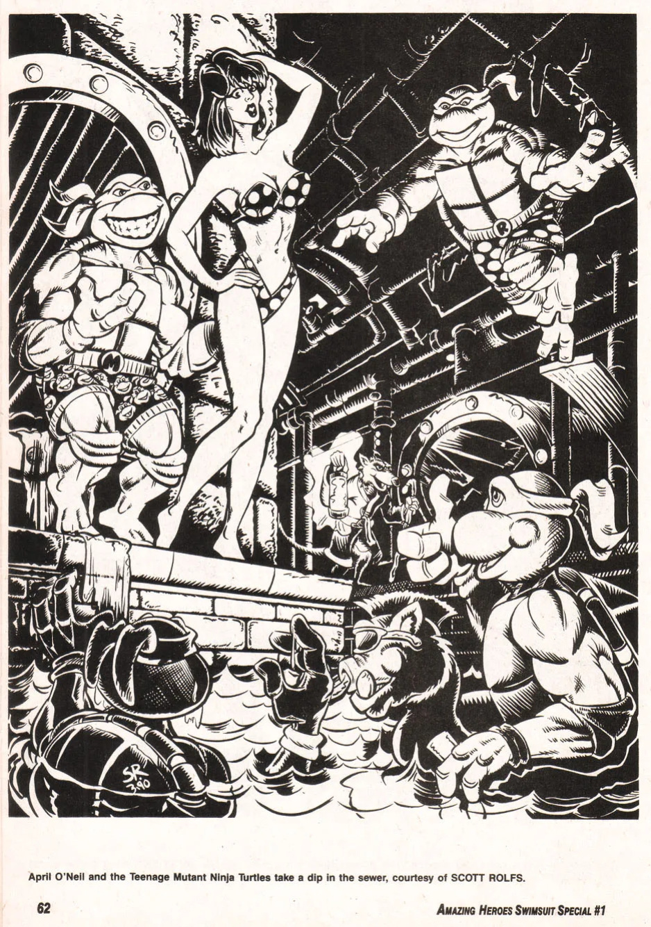 Amazing Heroes Swimsuit 1990