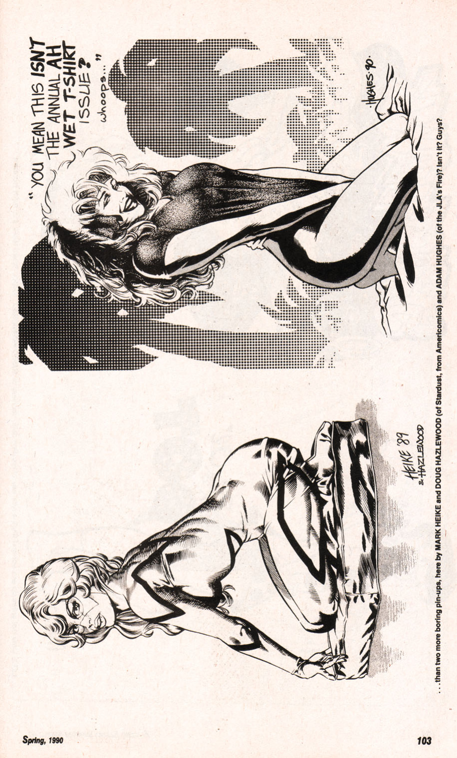 Amazing Heroes Swimsuit 1990