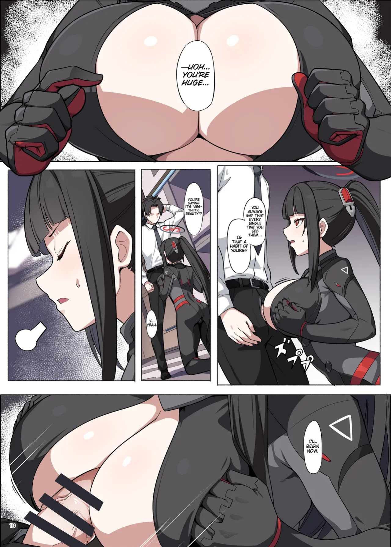 [Kakuzatou (Various)] Rinsen Rio Icha Love Ero Goudou "Sono Suit de Rinsen wa Muri Desho" | Battle Suit Rio Lovey-Dovey Ero Anthology "There's No Way You're Going Into Battle In That Suit, Right?" (Blue Archive) [Digital] [English] [Thighs]