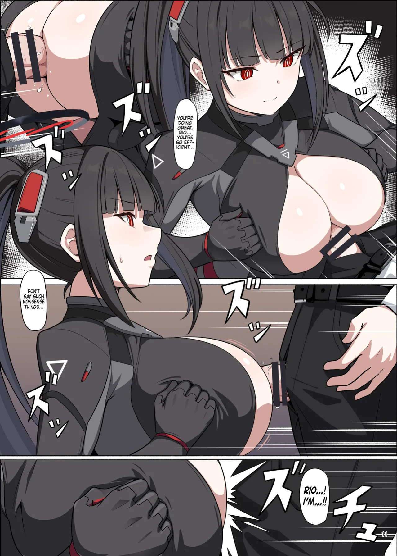 [Kakuzatou (Various)] Rinsen Rio Icha Love Ero Goudou "Sono Suit de Rinsen wa Muri Desho" | Battle Suit Rio Lovey-Dovey Ero Anthology "There's No Way You're Going Into Battle In That Suit, Right?" (Blue Archive) [Digital] [English] [Thighs]