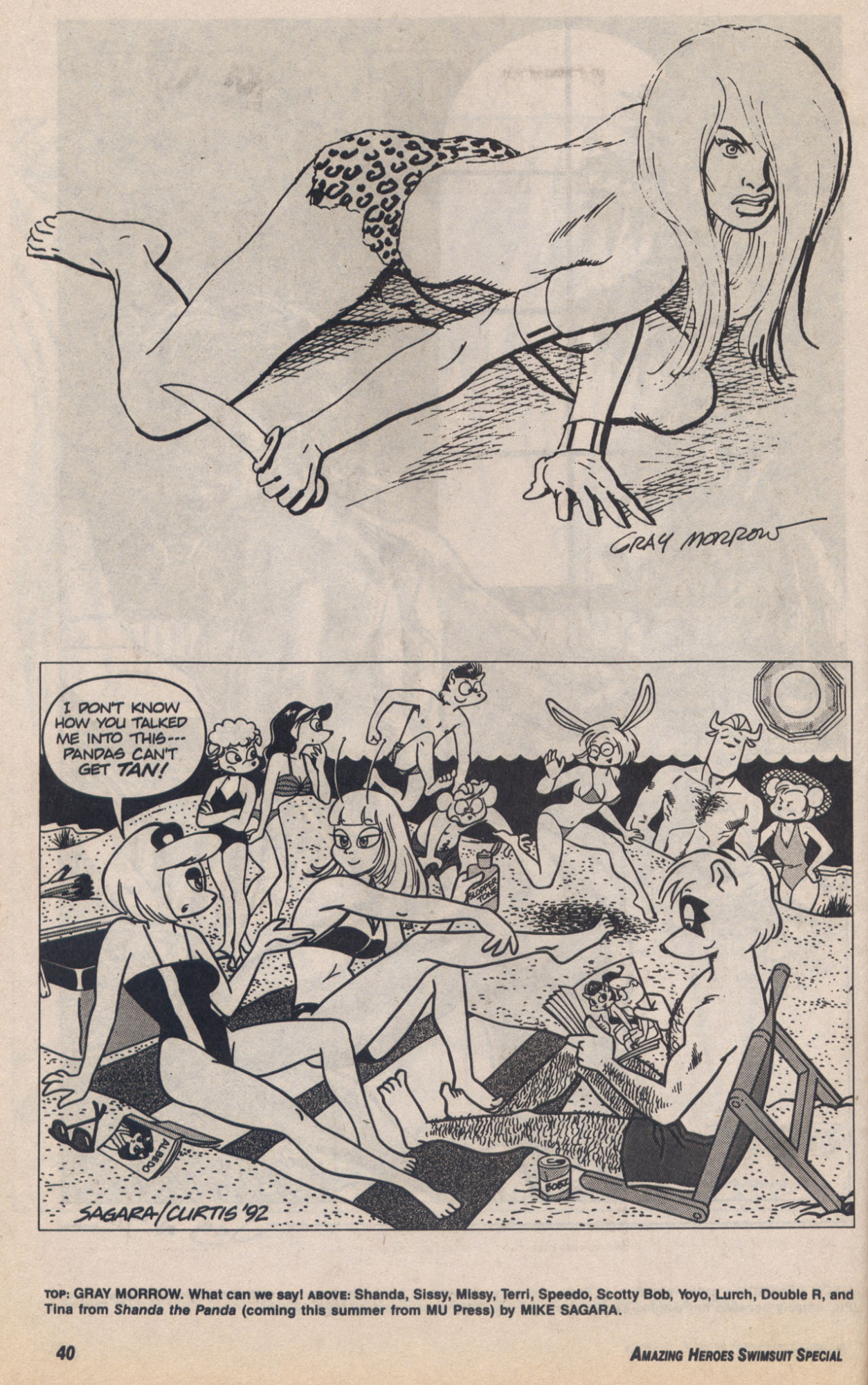 Amazing Heroes Swimsuit 1992