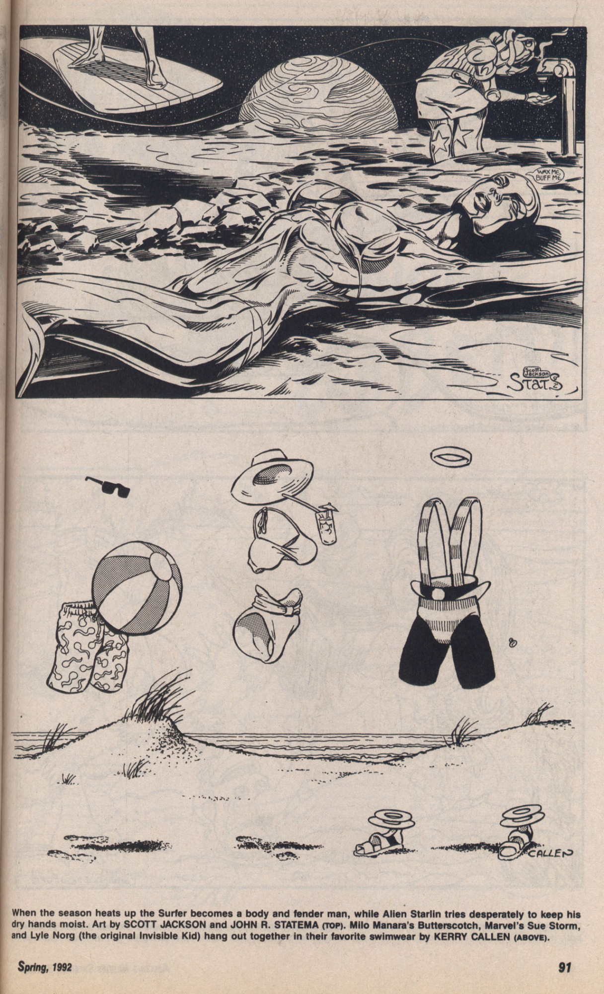 Amazing Heroes Swimsuit 1992