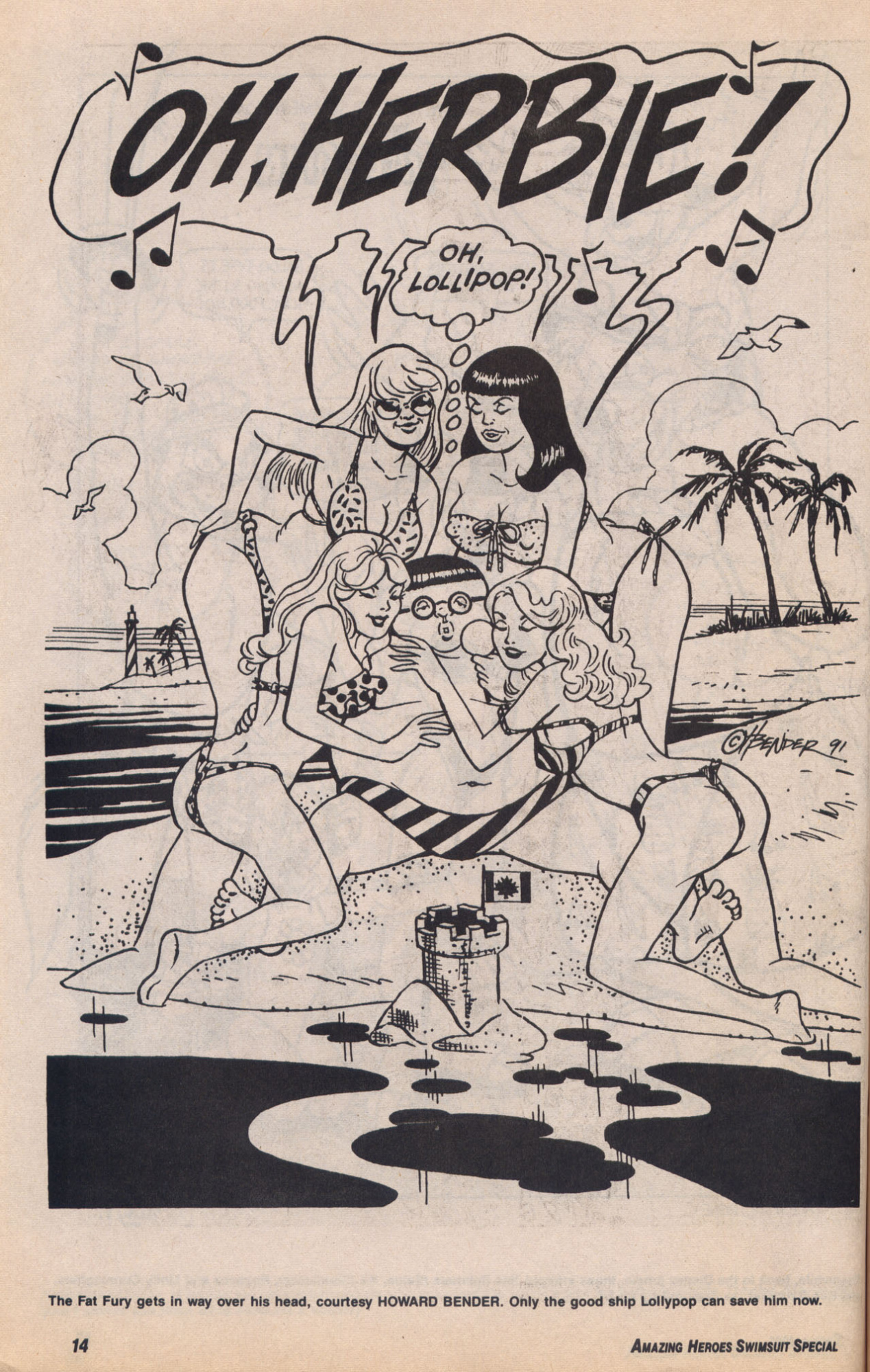 Amazing Heroes Swimsuit 1991