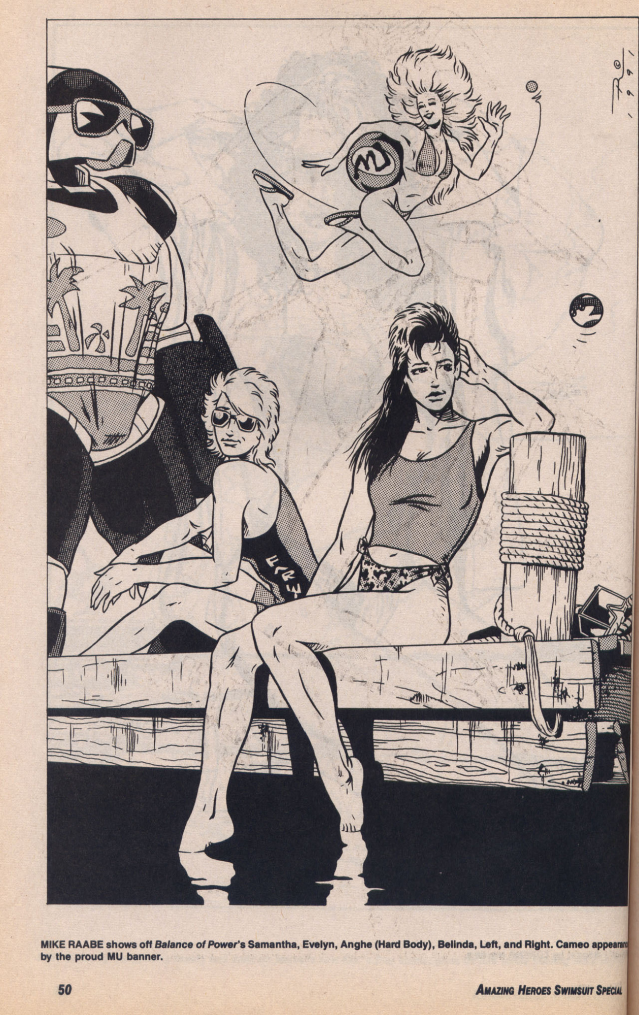 Amazing Heroes Swimsuit 1991
