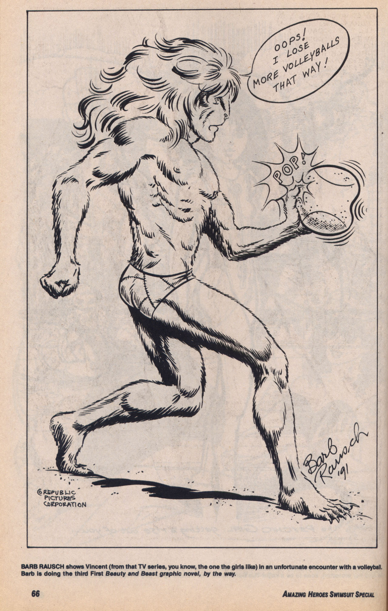 Amazing Heroes Swimsuit 1991