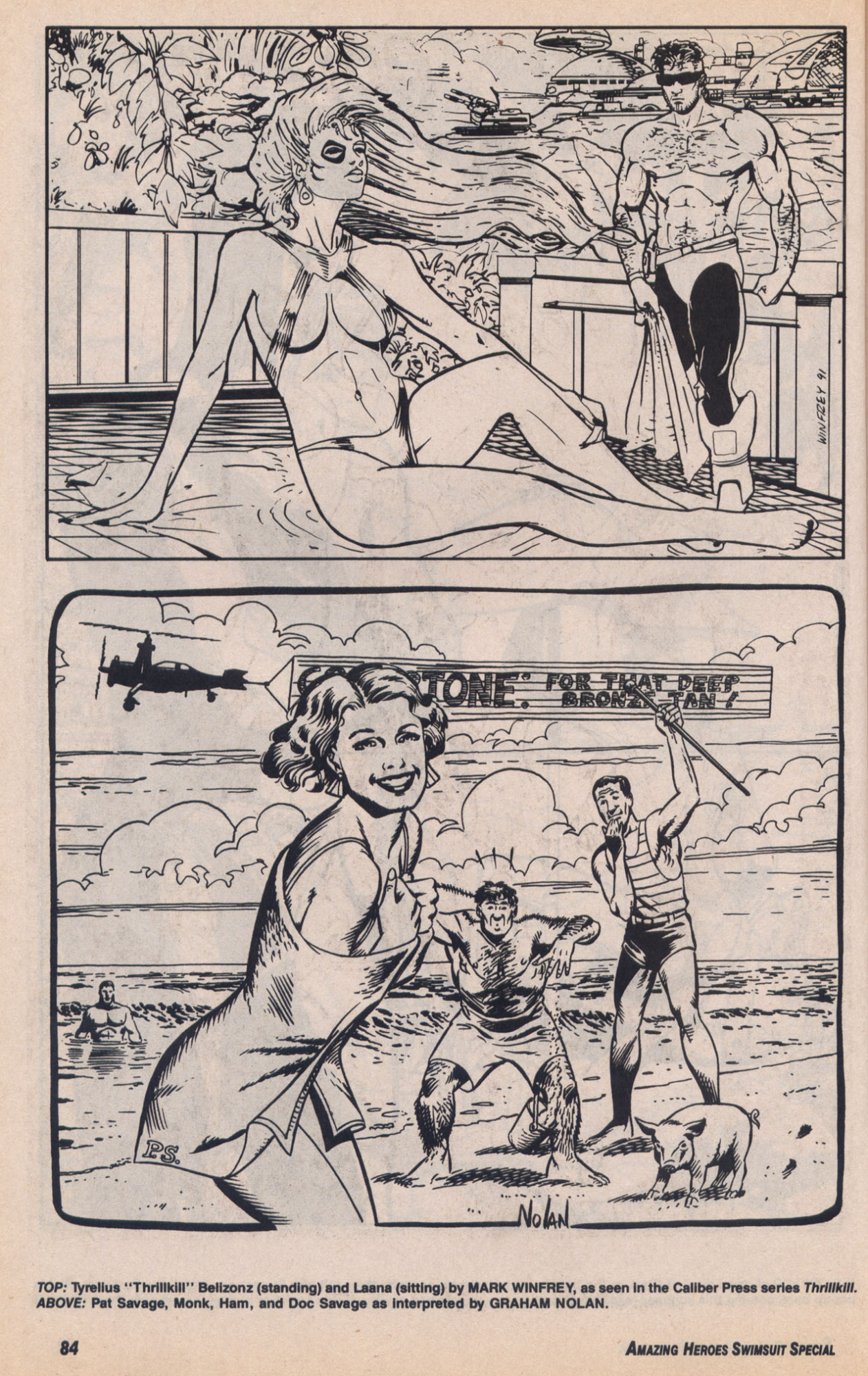 Amazing Heroes Swimsuit 1991