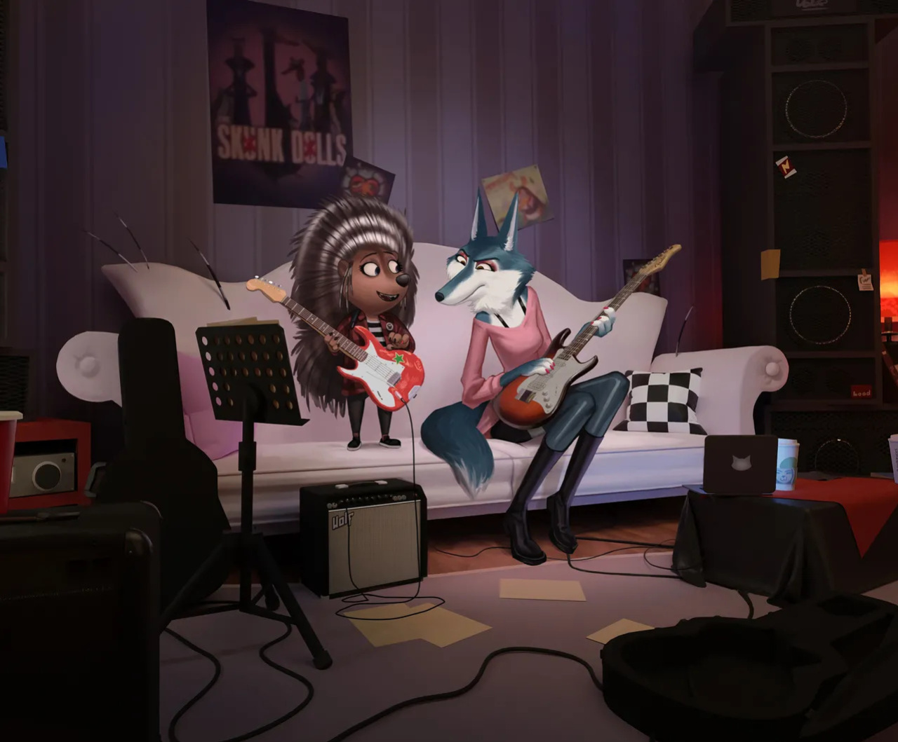 [wolfinasuit] Porsha's Guitar Lesson (Sing)