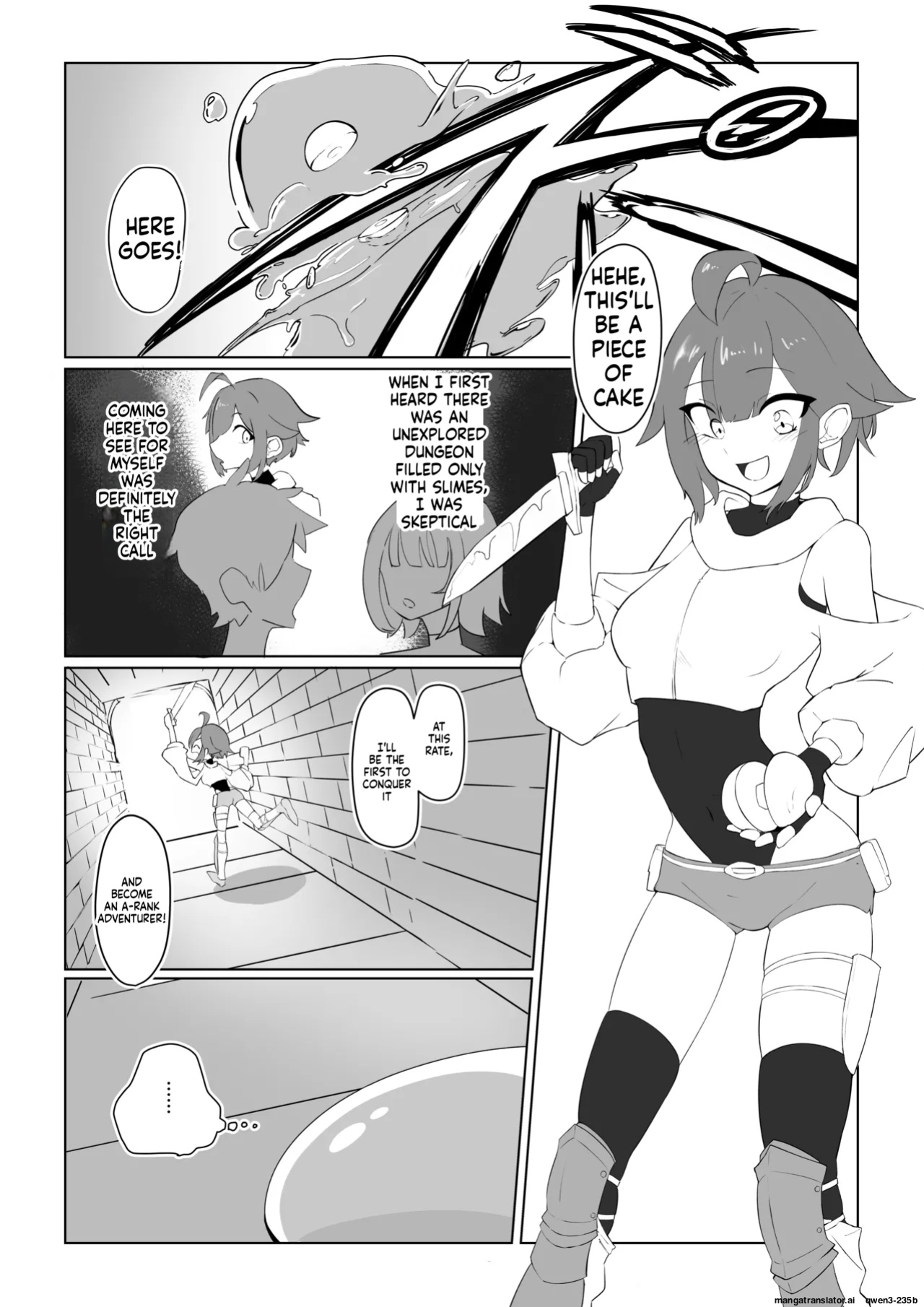 [ajimuni] Slime Onee-san to Onna Boukensha-chan (SCANMTL)