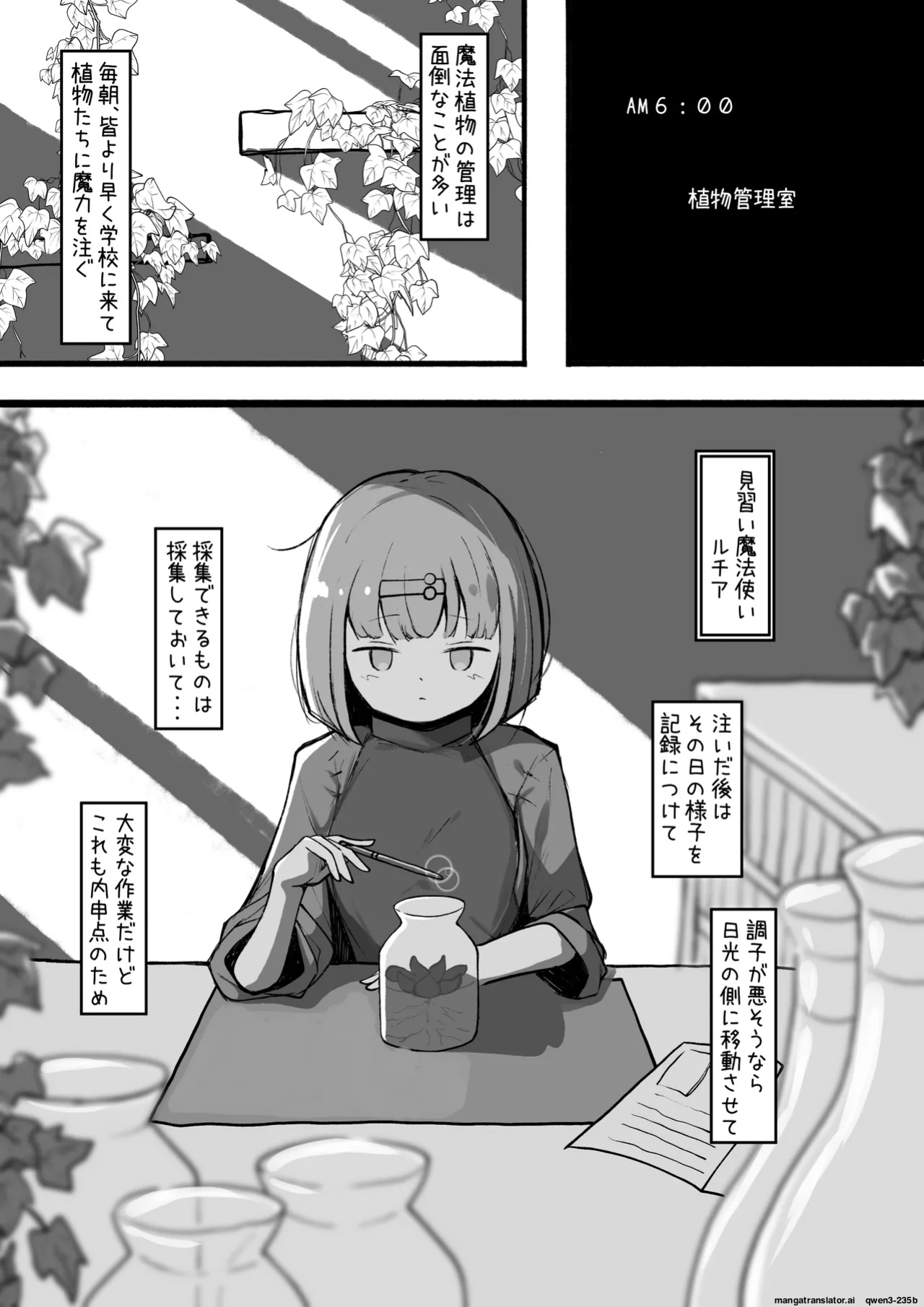 [Rampel] Minarai Mahoutsukai ni Shokubutsu no Kanri wa Muzukashii (SCANMTL)