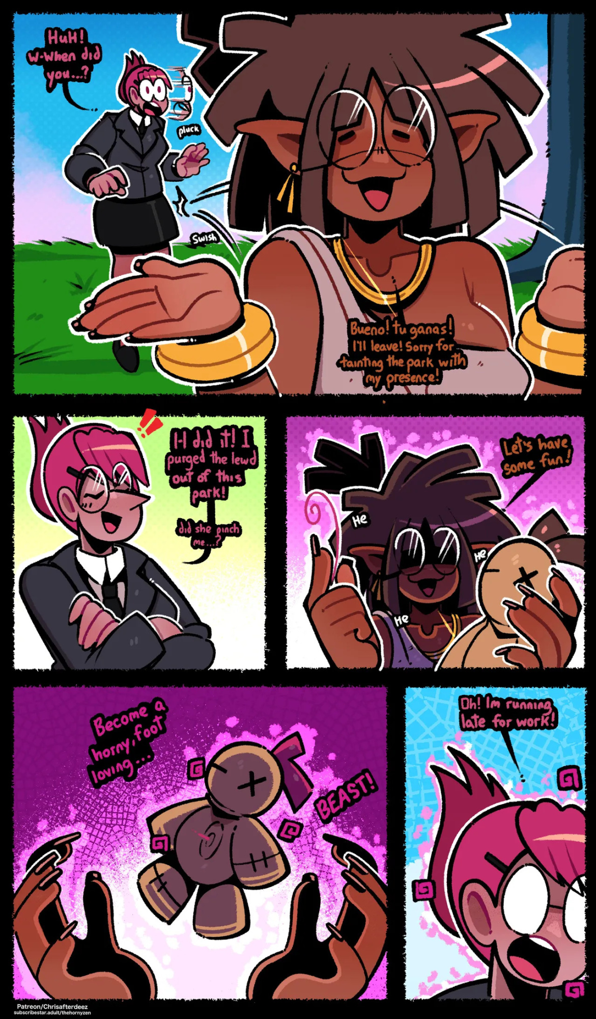 [Thehornyzen] Vanessa and the FOOT BEAST!