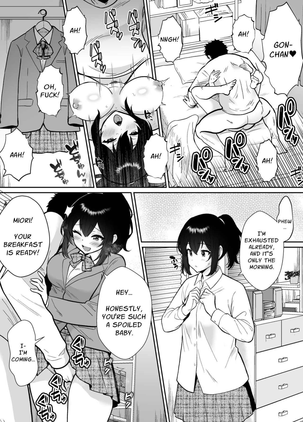 [Kinokko (Taguchi Monyata)] Mifune-san-chi no Saimin Pet Oji-san | The Mifune Household's Middle-aged Manpet [English] [Solid Rose]