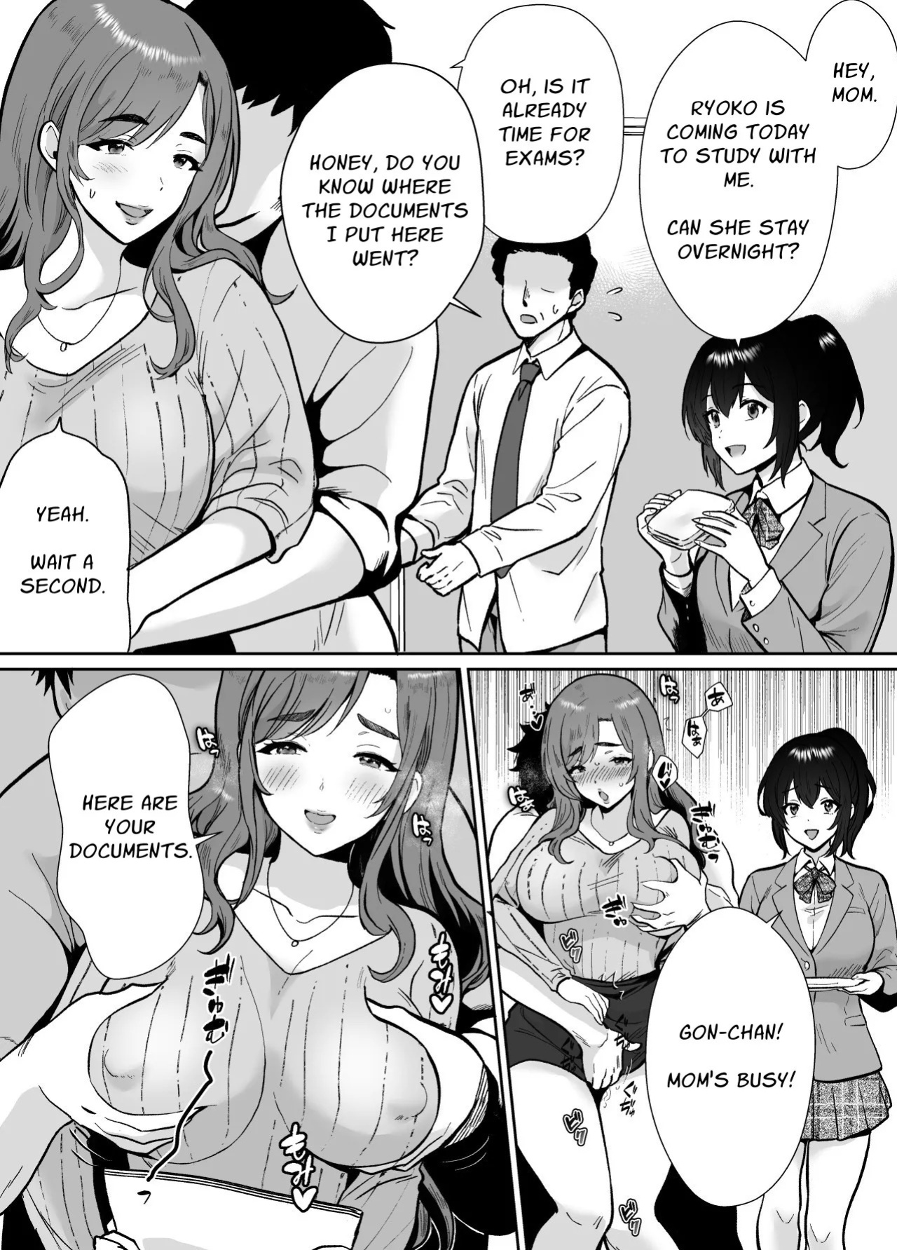 [Kinokko (Taguchi Monyata)] Mifune-san-chi no Saimin Pet Oji-san | The Mifune Household's Middle-aged Manpet [English] [Solid Rose]