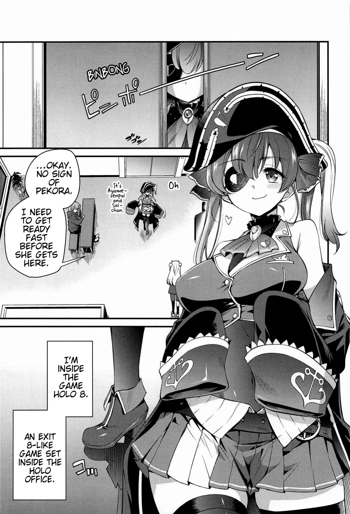 (C106) [Yokoshimaya. (Yokoshima Takemaru)] Holo Echi (Houshou Marine, Usada Pekora) [English] (Pangean)