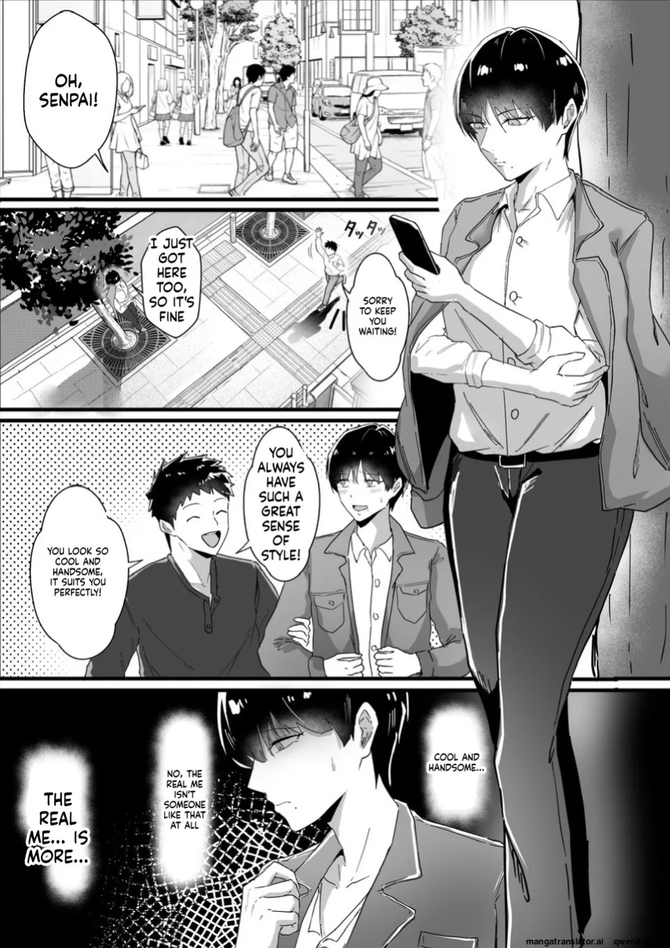 Boyish no Senpai Kanojo ga Netorarete Mesu ni Otosareru Hanashi (MTL)