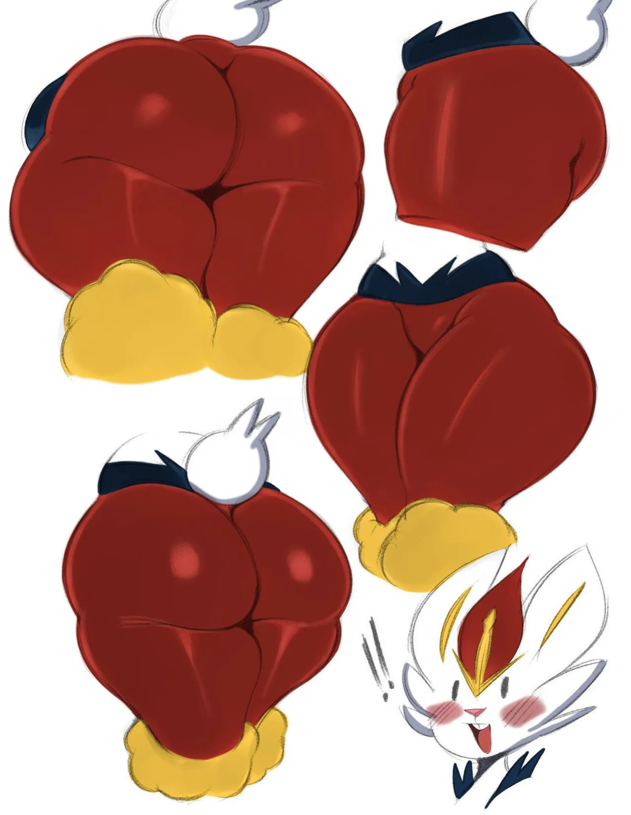 [Saltyxodium] Cinderace (Pokemon)