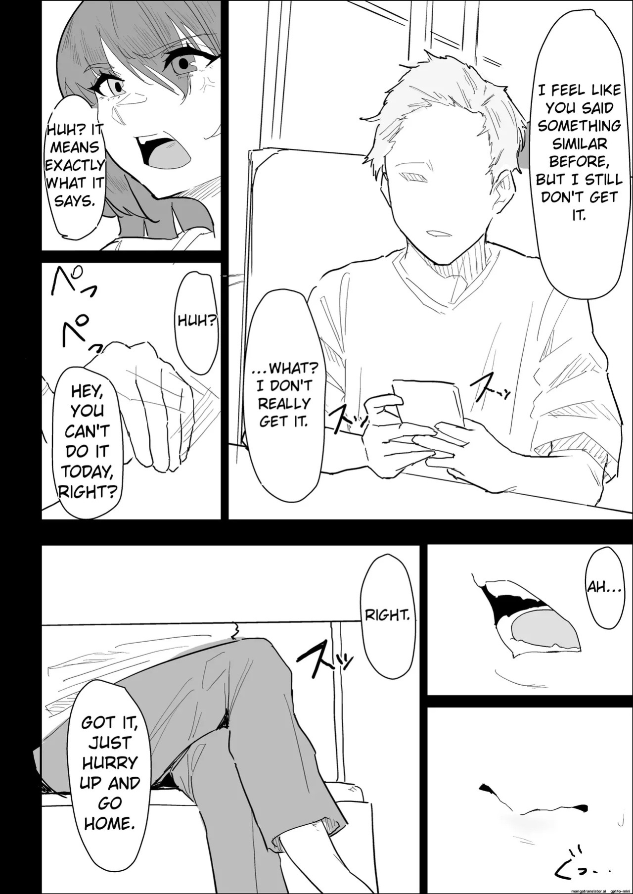 [purintai] My busty older sister, who has a boyfriend, reluctantly helps me out.