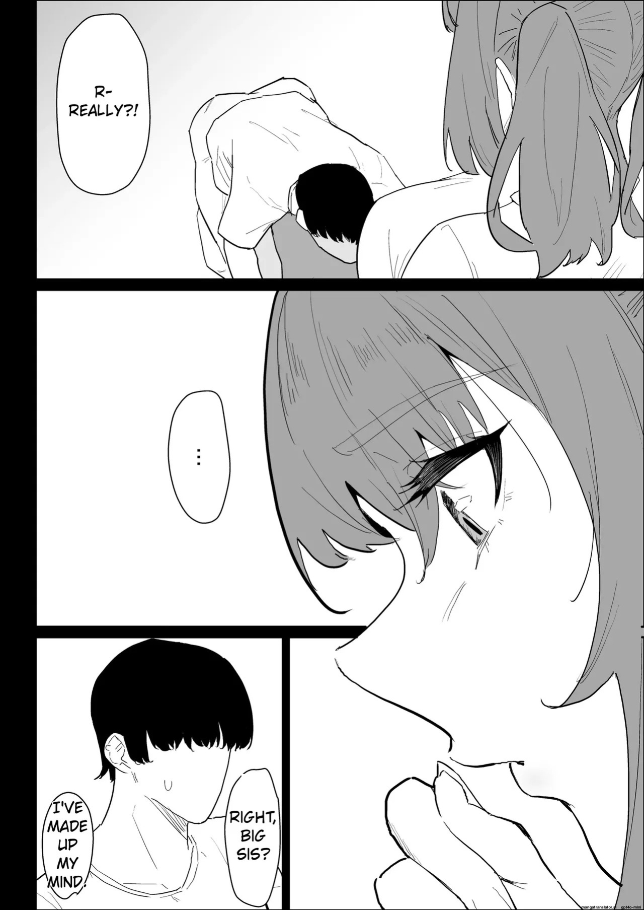 [purintai] My busty older sister, who has a boyfriend, reluctantly helps me out.