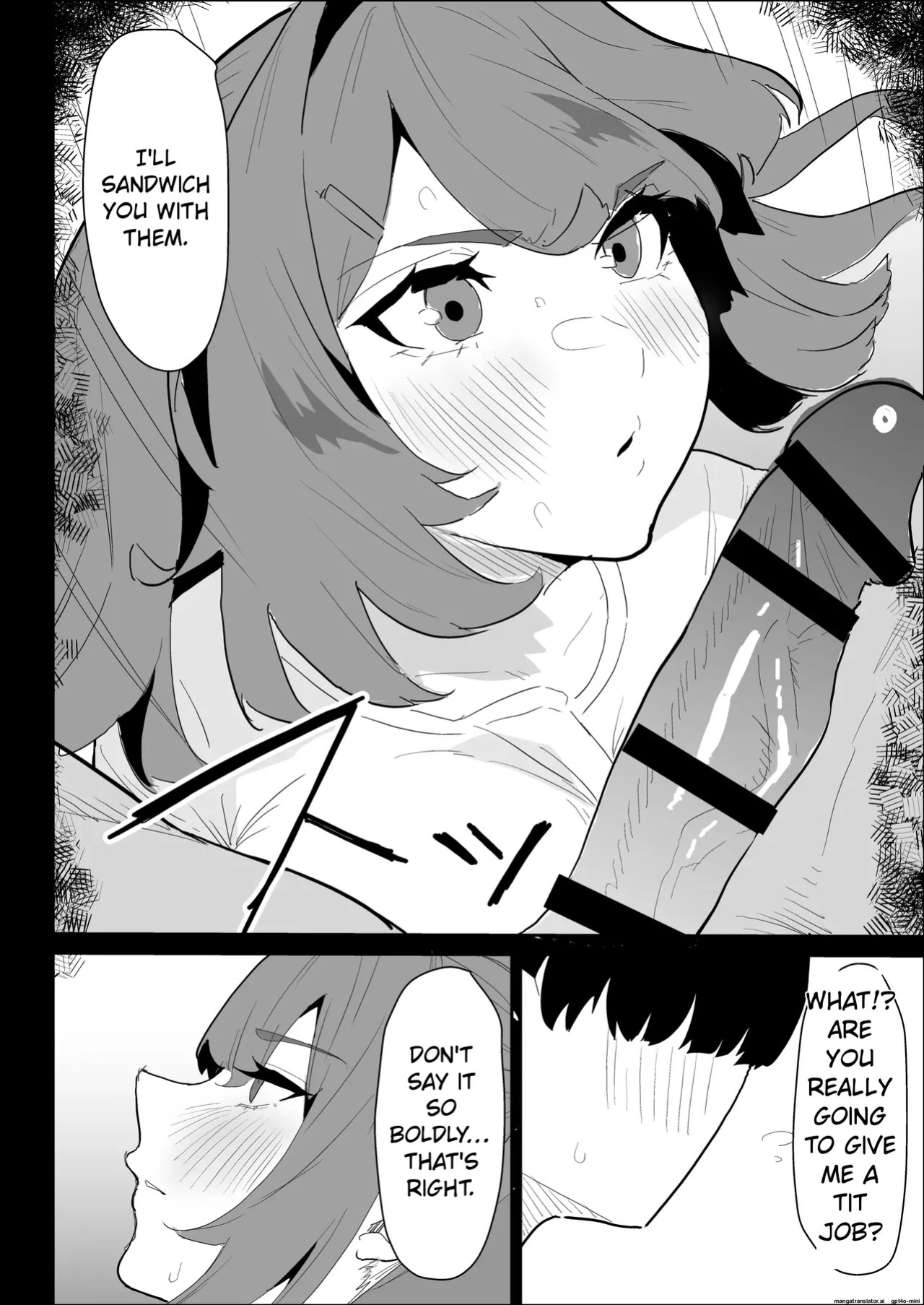 [purintai] My busty older sister, who has a boyfriend, reluctantly helps me out.
