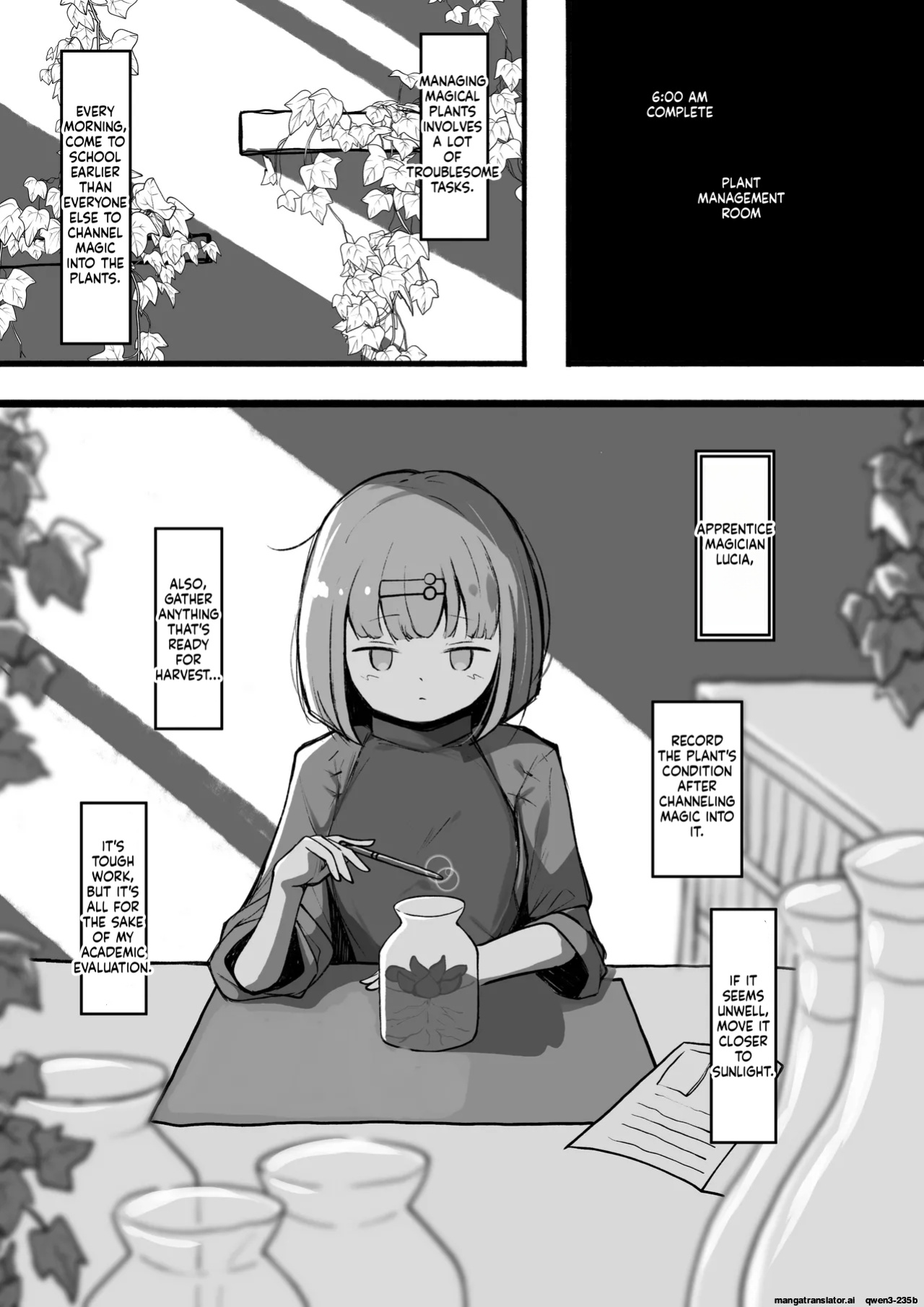 [Rampel] Minarai Mahoutsukai ni Shokubutsu no Kanri wa Muzukashii [English] [FIXED] [SCANMTL]