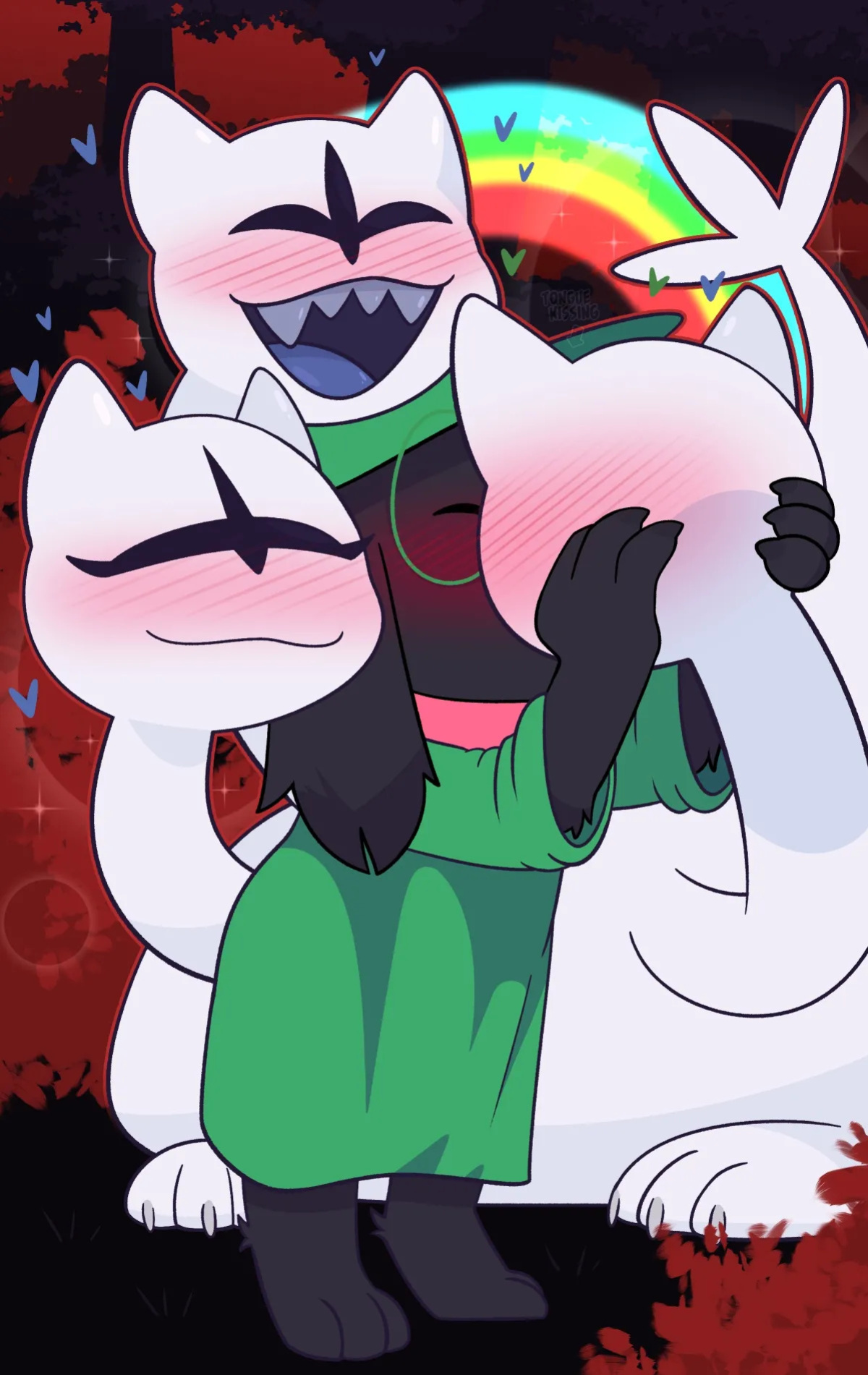 [Crushpepper] Ralsei x Clover