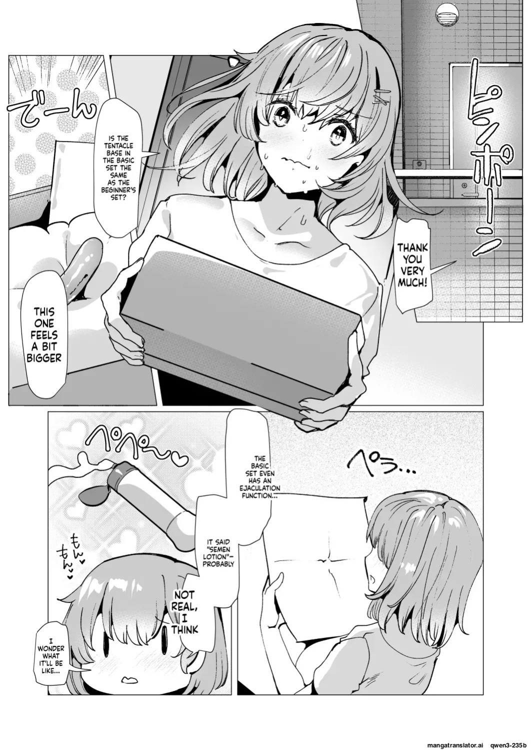 [Dodameyasan (Ruri Rarako)] Karui Kimochi de, Shokushu o Tsuuhan de Kattara Naedoko Shussan Onanie Suru made Dohamari Shichatta Ken (SCANMTL)