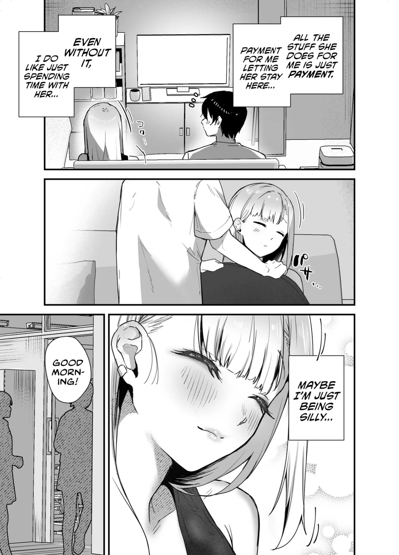 [Ebi Hoppe (Galvalume Kouhan)] After I Refused A Blowjob From An Uninvited Slutty, Passionate Gal, I Gave Her A Creampie Confession And Had Lots Of Sweet, Loving Sex With Her! | Gachi Koi Bitch Gal no Oshikake Fella o Kotowattara Nakadashi Kokuhaku & Amaa