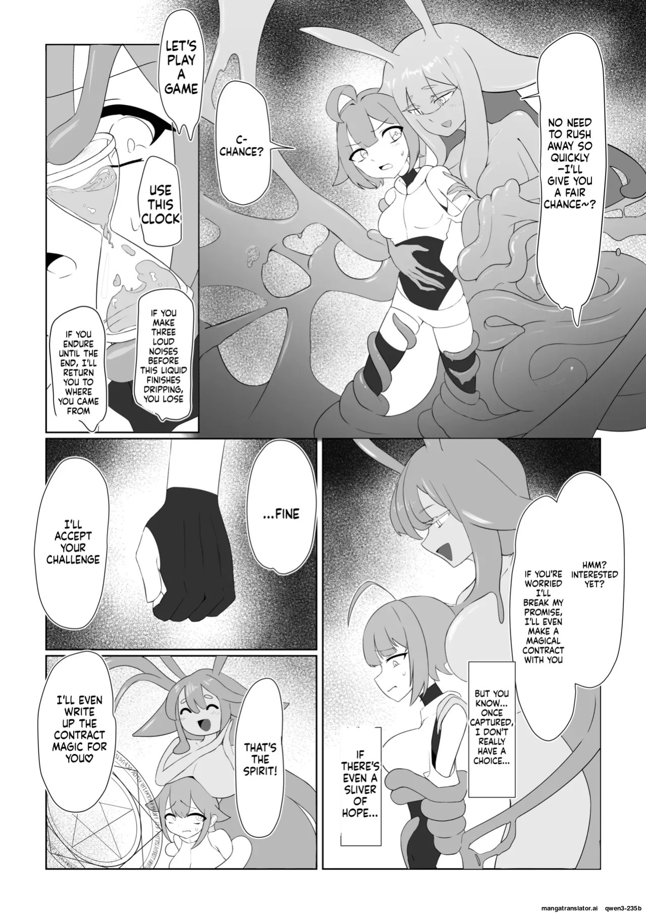 [ajimuni] Slime Onee-san to Onna Boukensha-chan [FIXED] (SCANMTL)