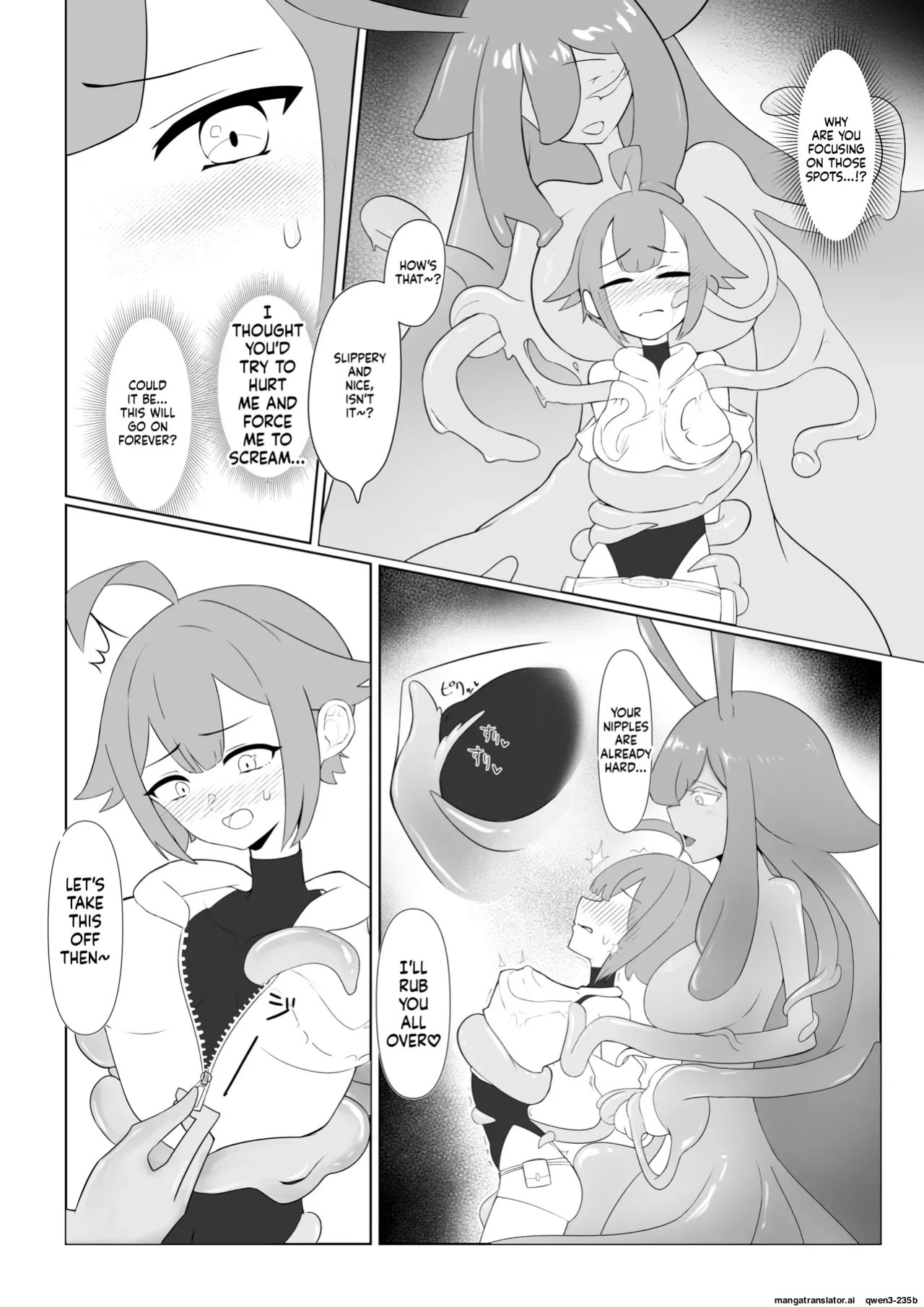 [ajimuni] Slime Onee-san to Onna Boukensha-chan [FIXED] (SCANMTL)