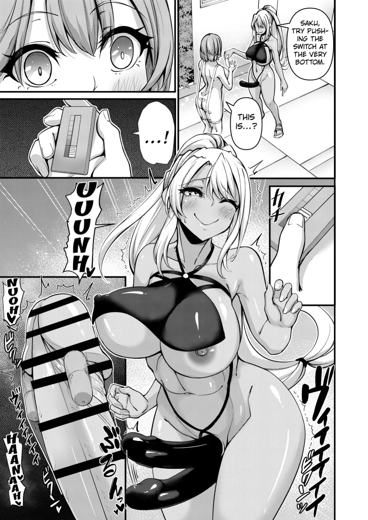 [Gokuraku Mikazuki (Ginger L)] Exposed Sex in Perverted Swimsuits - Futanari Gym Employee x Serious Highschool Teacher 5 [English] [Kuraudo]