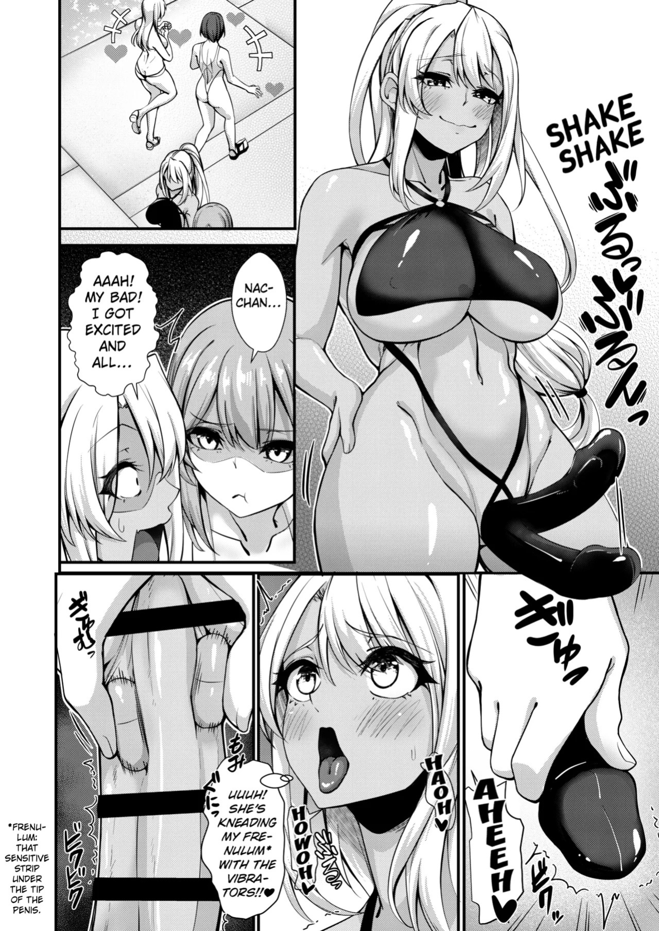 [Gokuraku Mikazuki (Ginger L)] Exposed Sex in Perverted Swimsuits - Futanari Gym Employee x Serious Highschool Teacher 5 [English] [Kuraudo]