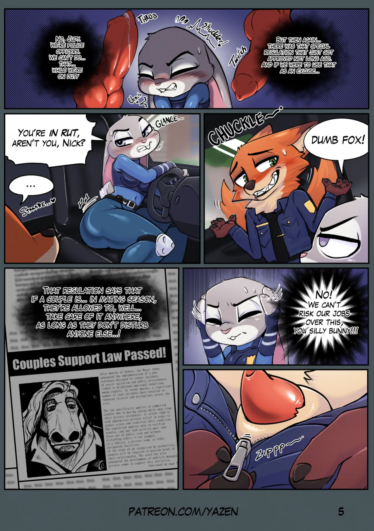 [Yazen] Redacted (Zootopia)(Helluva Boss)[Ongoing]
