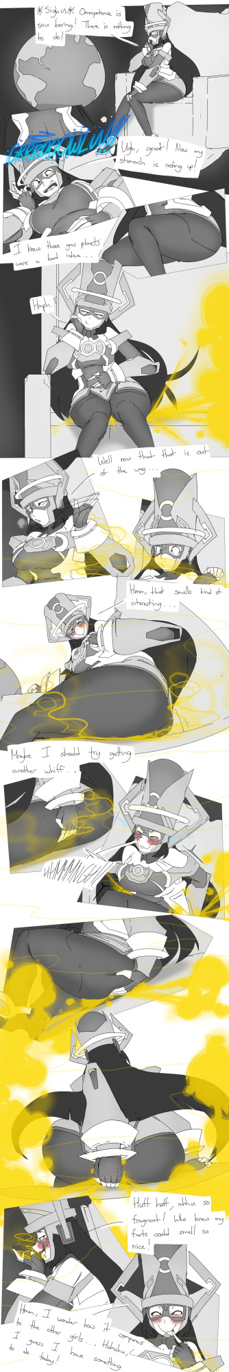 [Lazei] Galacta Sniffing the Marvel Girl's Farts