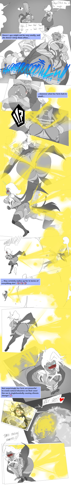 [Lazei] Galacta Sniffing the Marvel Girl's Farts