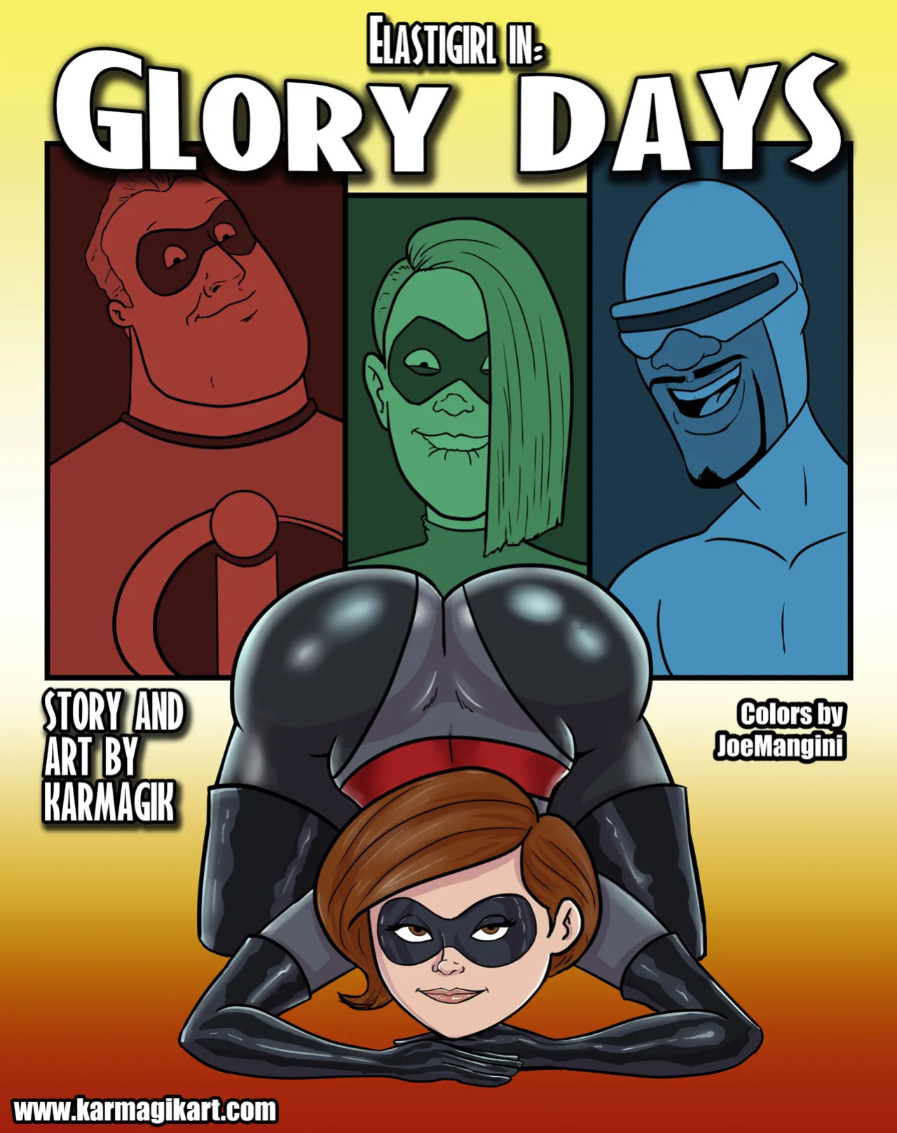 [Karmagik, JoeMangini] Elasti-Girl: Glory Days (The Incredibles) [color]