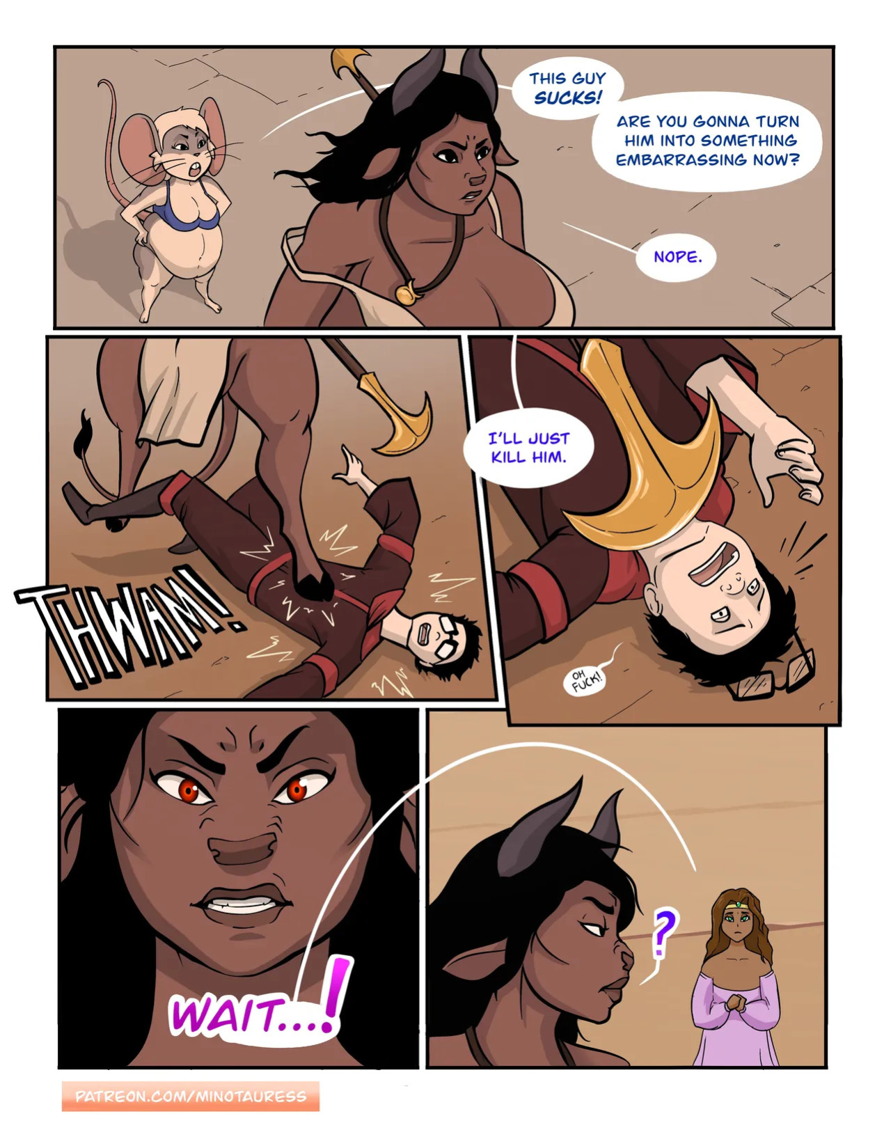 [Loinsavage] The Minotauress (ongoing)
