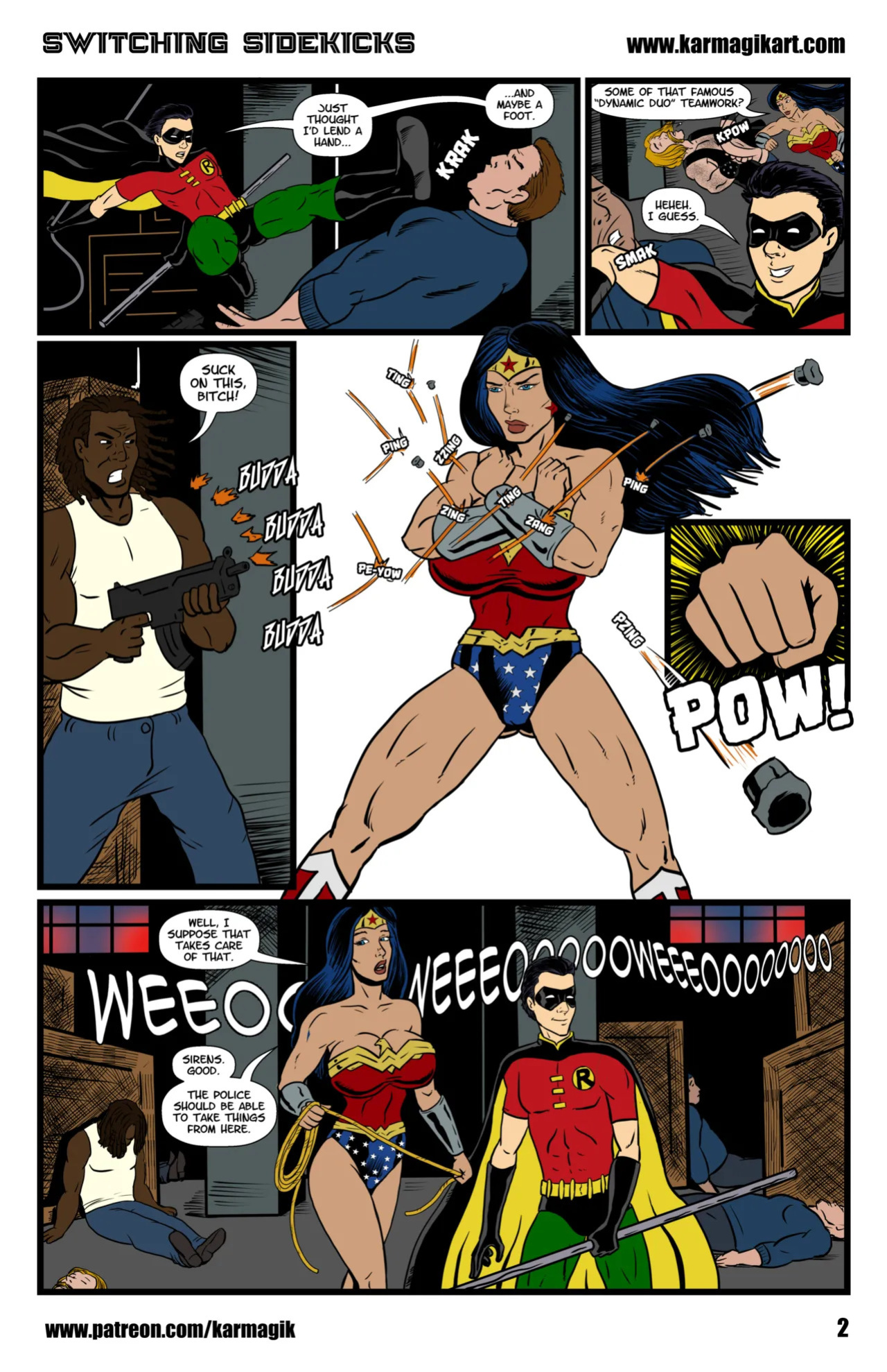 [Karmagik] Switching Sidekicks (Wonder Woman)