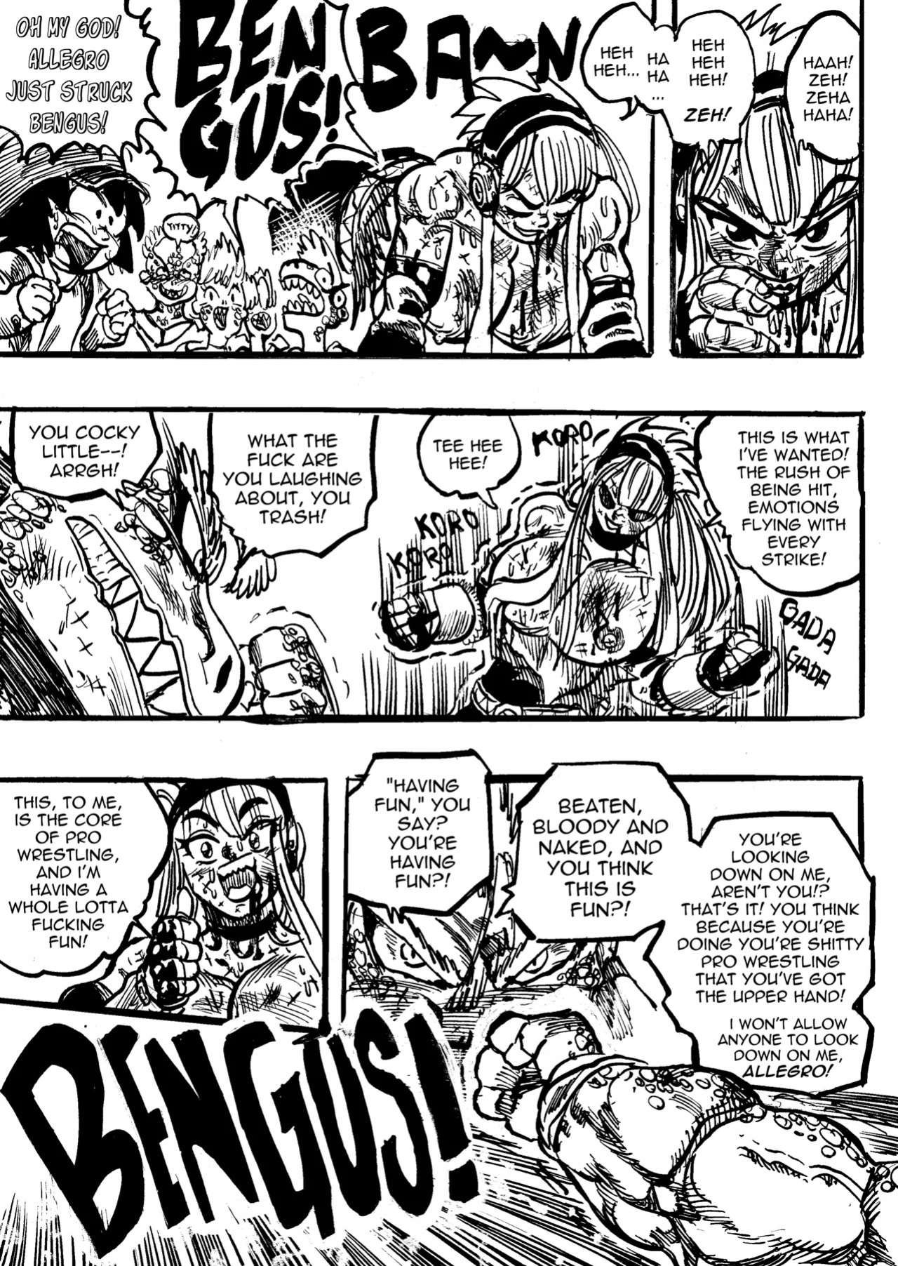 [Gouda Dunn] Genkai Toppa Wrestling! (Cancelled)