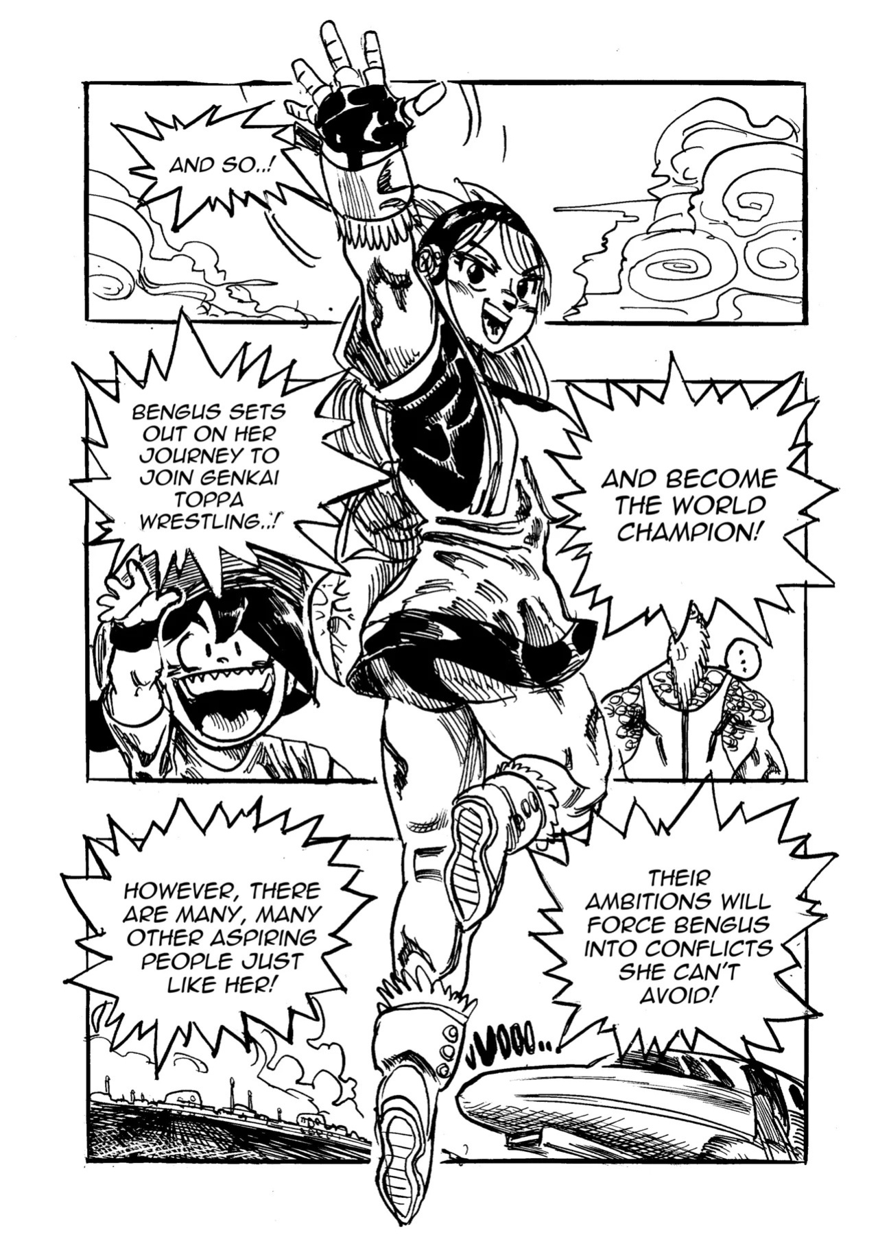 [Gouda Dunn] Genkai Toppa Wrestling! (Cancelled)