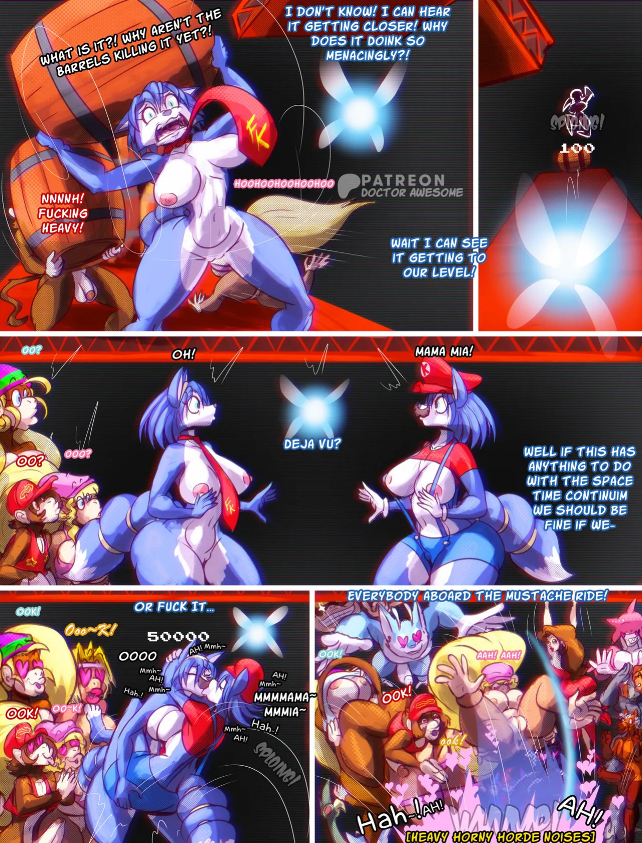 [Docter Awesome] Basque Comic: Krystal Fucks Up Donkey Kong Country (Star Fox Adventures x Donkey Kong) (ongoing)